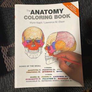 The anatomy coloring book